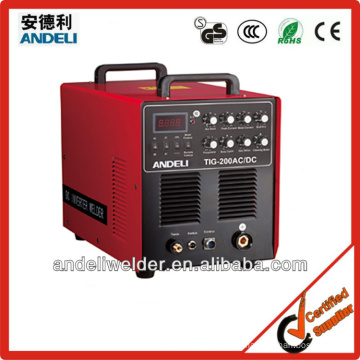 Vente chaude en aluminium de soudage machine de soudage équipement IGBE Module DC Inverter machine TIG-250 AC / DC